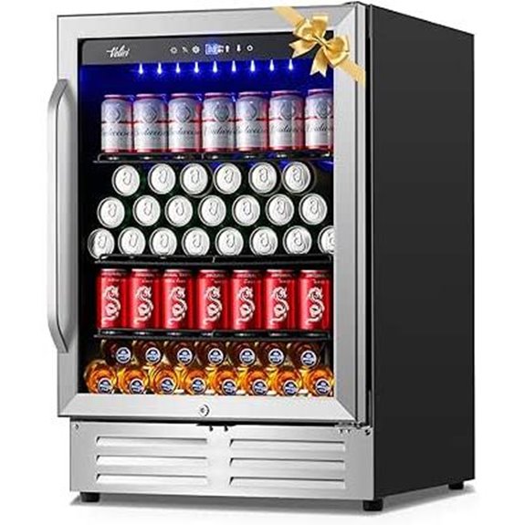 24-Inch Beverage Cooler with Glass Door