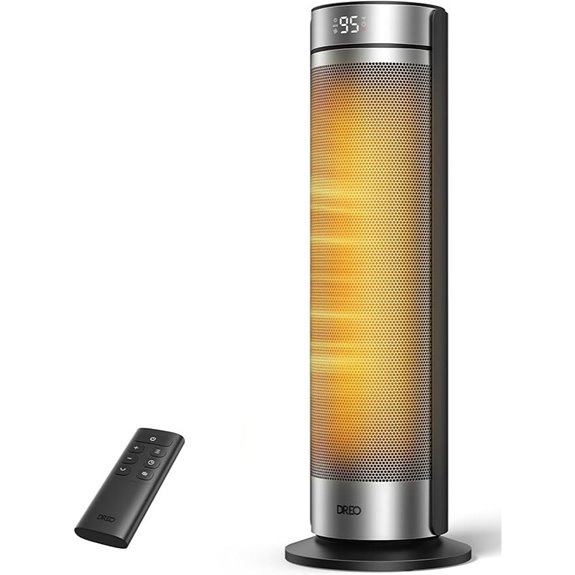 Dreo 23-Inch Space Heater with Oscillation and Remote