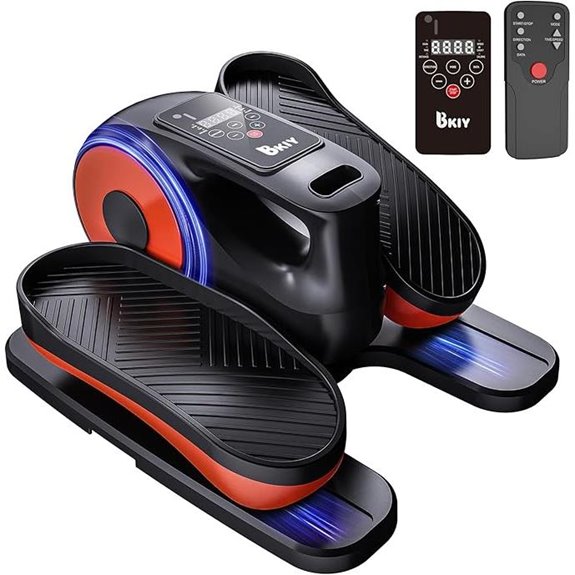 Under Desk Elliptical Machine with Touch Screen