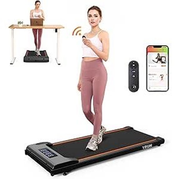 Walking Pad Under Desk Treadmill with Remote & App