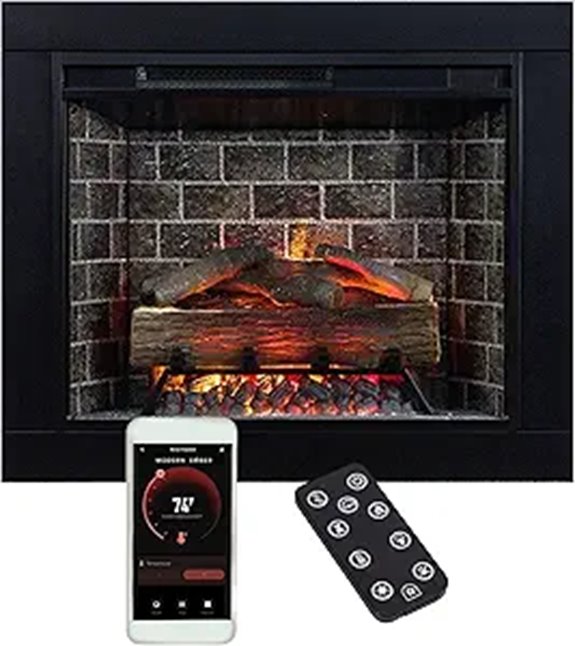 Modern Ember Uptown 28 Electric Fireplace Insert