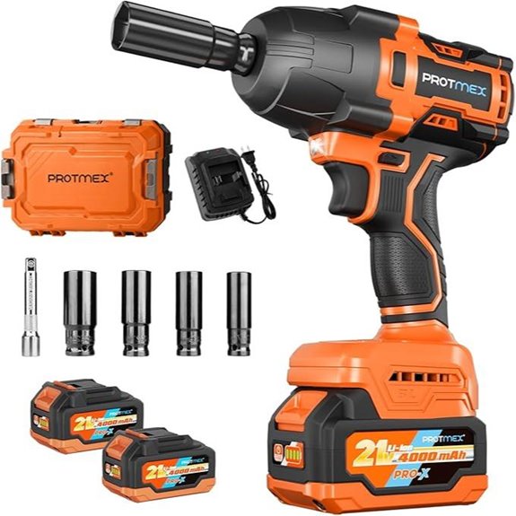 Impact Wrench 1200Nm Cordless with Batteries