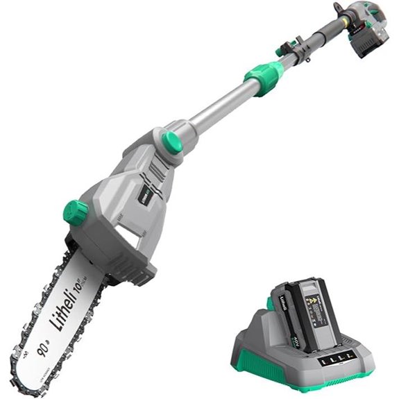 Litheli Cordless Pole Saw 40V Battery Powered Chainsaw