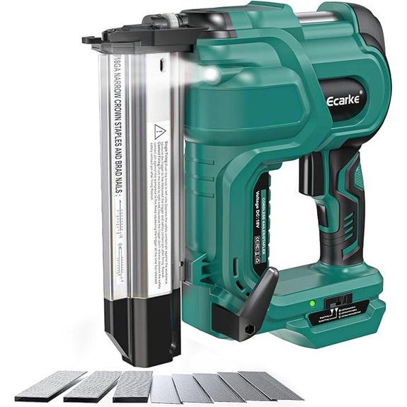 Ecarke Cordless 2-Inch Brad Nailer with Staples