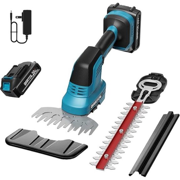 GARTOL Cordless 2-in-1 Hedge Trimmer & Grass Shears