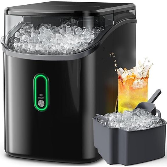 Silonn Nugget Ice Maker Countertop with Auto-Clean