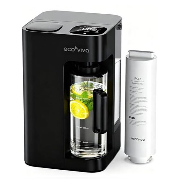 Ecoviva Mate 3 Countertop Reverse Osmosis Water Filter
