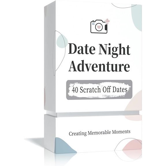 40 Date Ideas Scratch-Off Card Deck for Couples