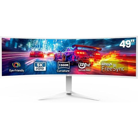 CRUA 49 Curved Monitor 5120x1440 120Hz HDMI/DP