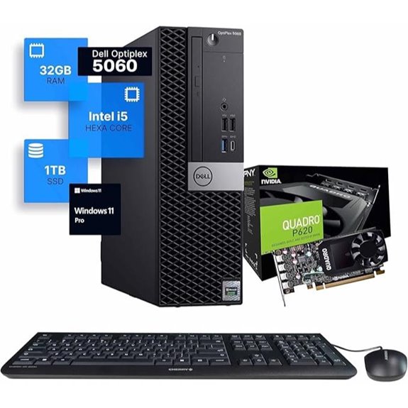 Dell Workstation 5060 PC i5 Quadro P620 32GB RAM