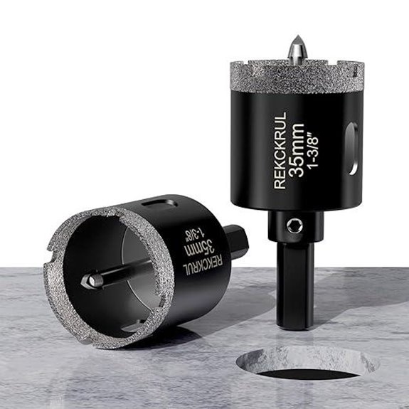 Diamond Hole Saw Set for Tile and Glass