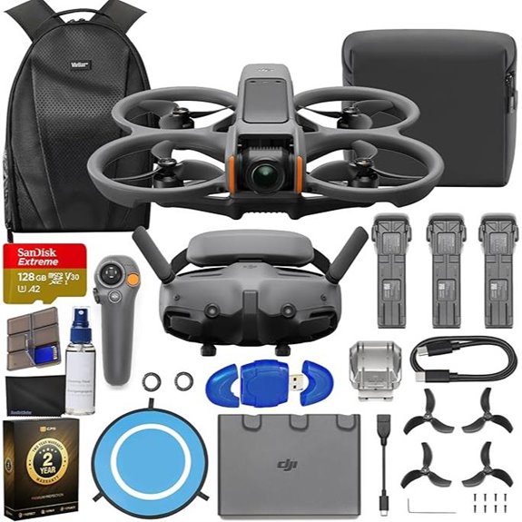 DJI Avata 2 FPV Drone + Accessories 4K 128GB