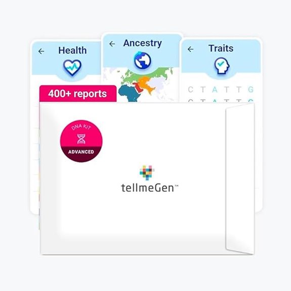 tellmeGen DNA Test Kit with Health & Ancestry Reports