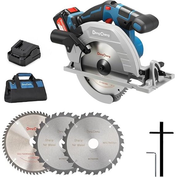 Dong Cheng 20V MAX Circular Saw Kit with Battery