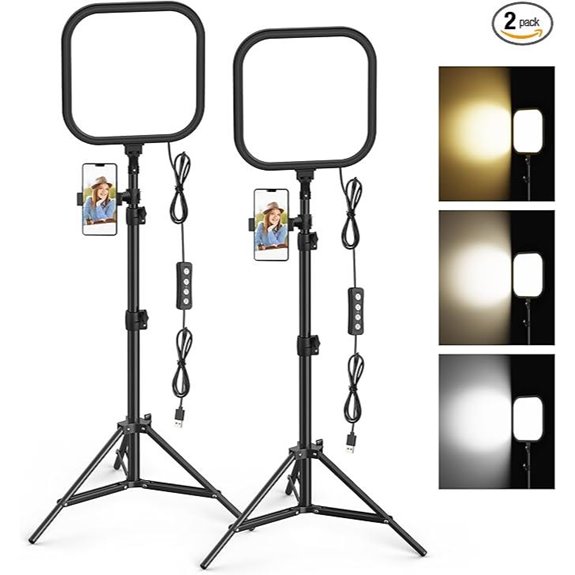 Hagibis 15W LED Video Lighting Kit (2-Pack)