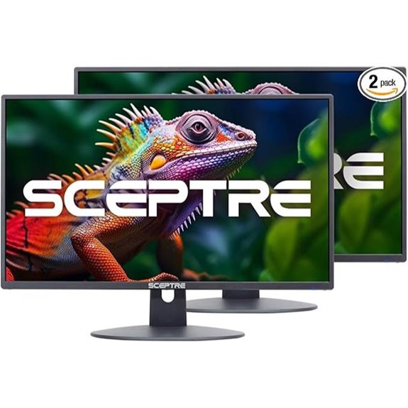 24-Inch FHD 100Hz Monitors 2-Pack with HDMI and Speakers