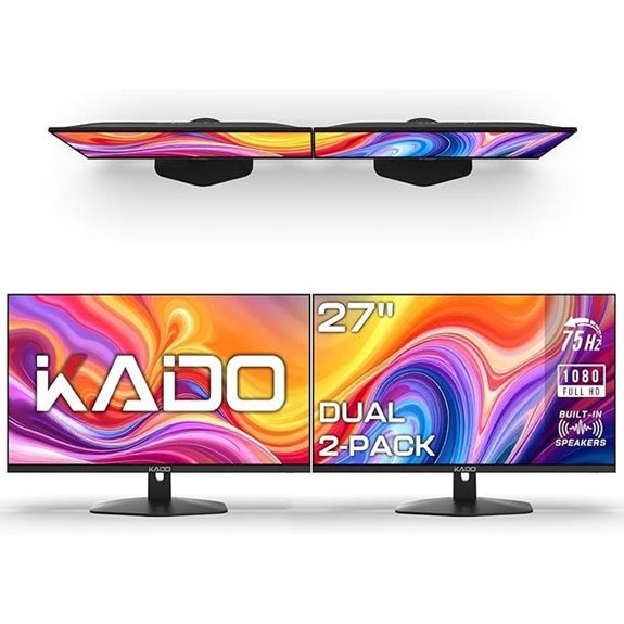 Kado Dual 27 Monitor 1920x1080 75Hz HDMI VESA