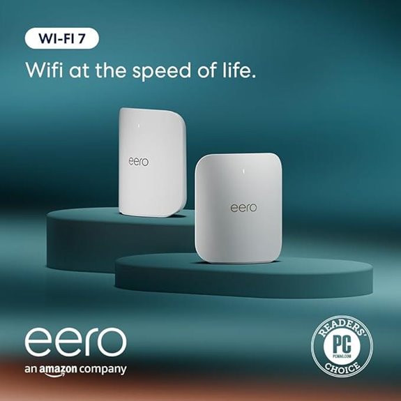 Amazon eero Pro 7 Tri-Band Mesh Wi-Fi 7 Router (2-Pack)