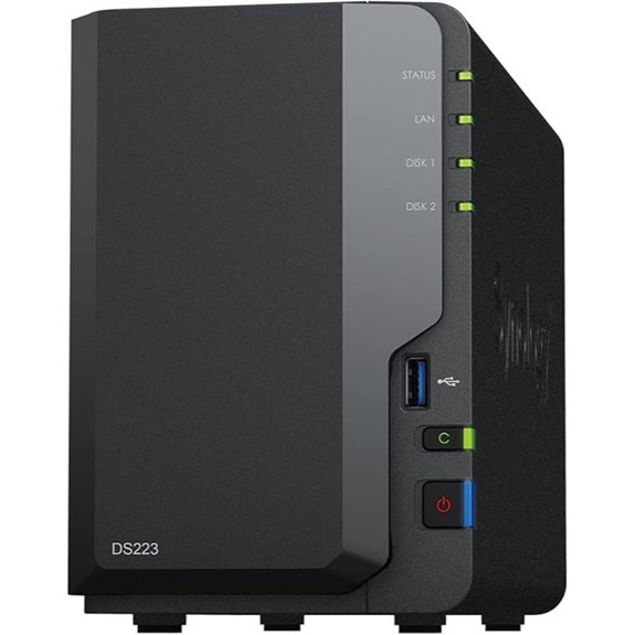 Synology DS223 G NAS Kit 2-Bay Quad-Core 2GB