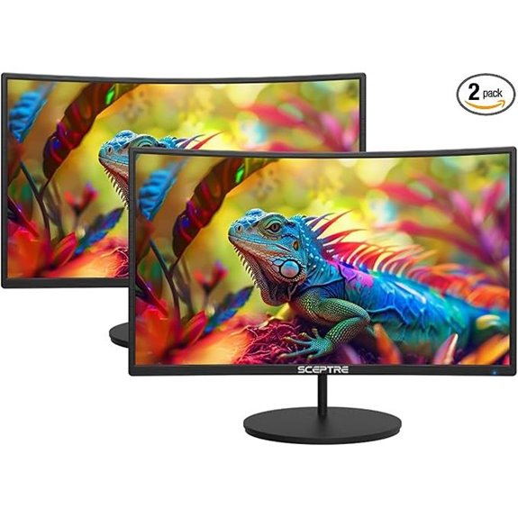 Curved 24 FHD 100Hz Monitor 2-Pack