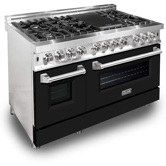 ZLINE 48 Dual Fuel Range with 7 Burners