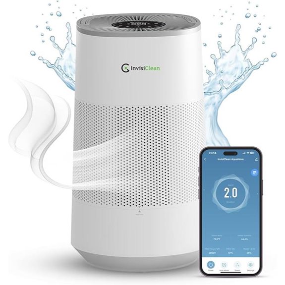InvisiClean AquaNova 2-in-1 Air Purifier & Humidifier