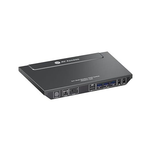 AV Access KVM Switch for Dual Monitors and PCs