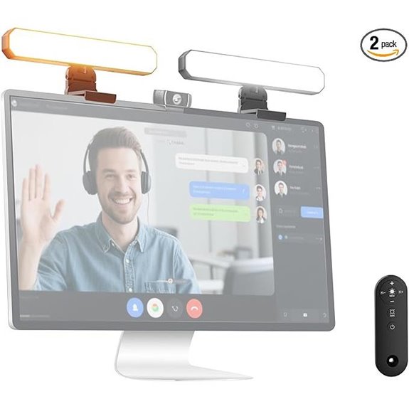 NEEWER 12W Dual Monitor Light Bar with Stand