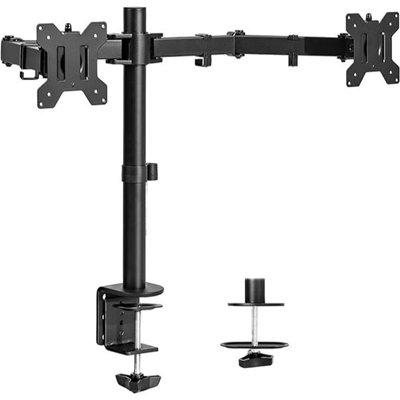 VIVO Dual Monitor Desk Mount Holds 2 Screens