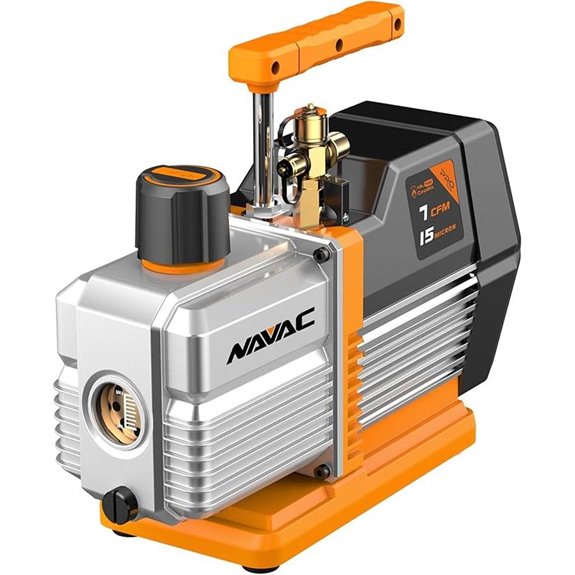 NAVAC Dual-Stage HVAC Vacuum Pump with Oil Filter