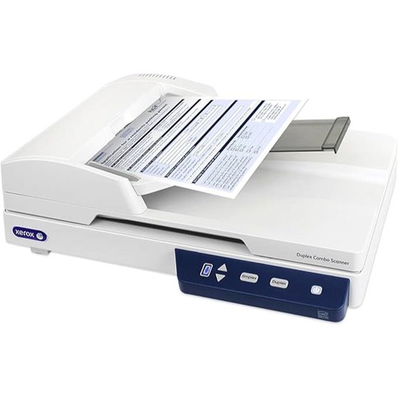 Visioneer Xerox Duplex Combo Flatbed Scanner with Automatic Document Feeder