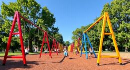durable heavy duty swing sets
