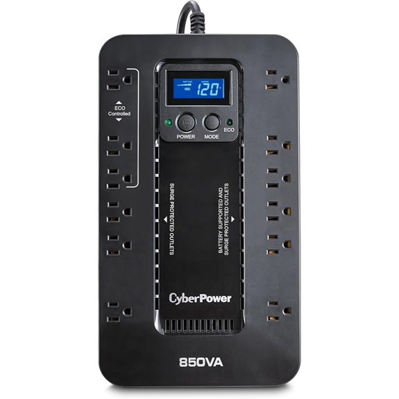 CyberPower Ecologic UPS Battery Backup (EC850LCD)