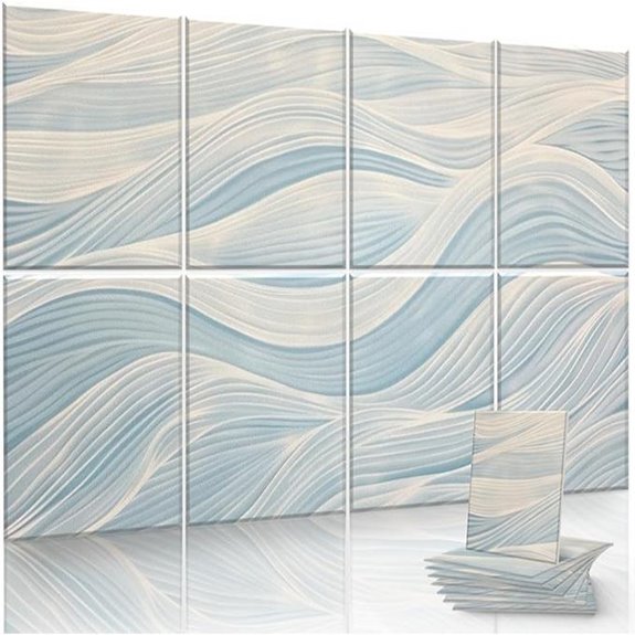 8-Pack Art Acoustic Wall Panels for Recording and Studio