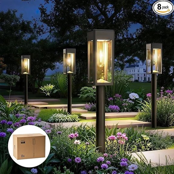 Philips 8-Pack Solar Pathway Lights Outdoor Decor