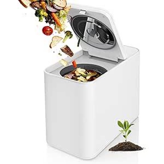 3L Electric Kitchen Compost Bin with Auto-Cleaning