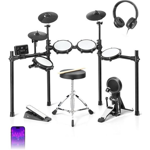 Ktaxon Electric Drum Set with 225 Sounds and Features