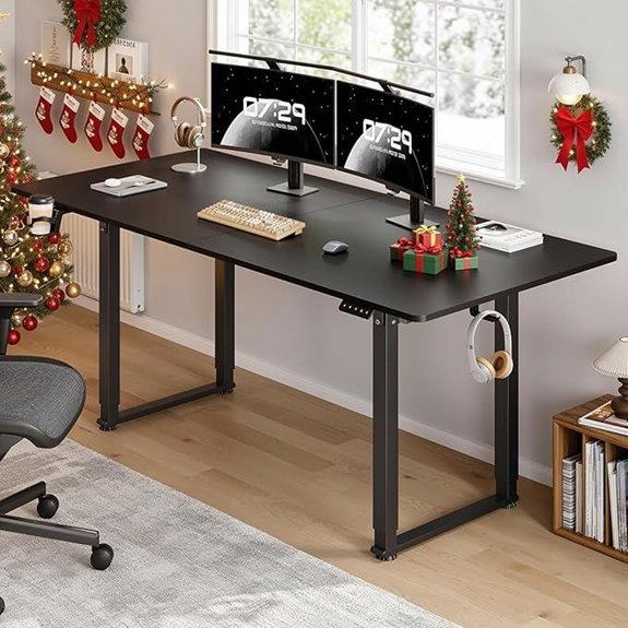 Height Adjustable Electric Standing Desk with Dual Motor