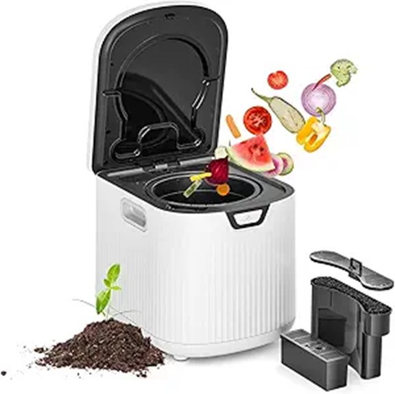 Electric Indoor Compost Bin with Auto-Clean 3L