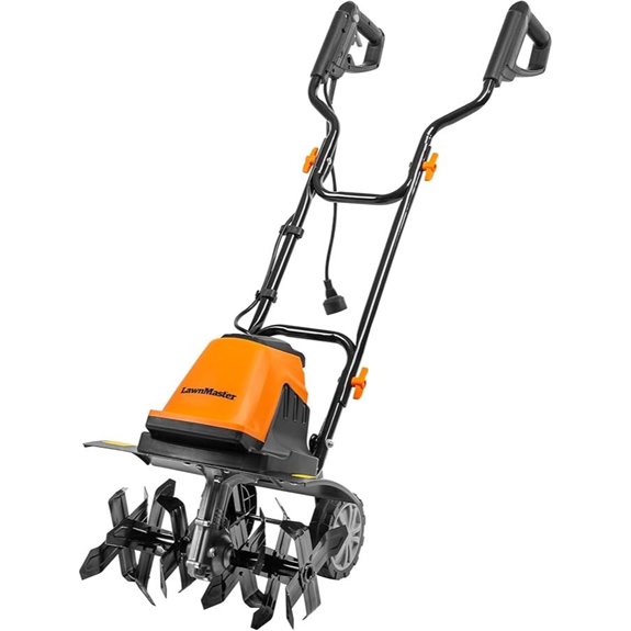 LawnMaster TE1216M Electric Tiller 12-Amp 16-Inch