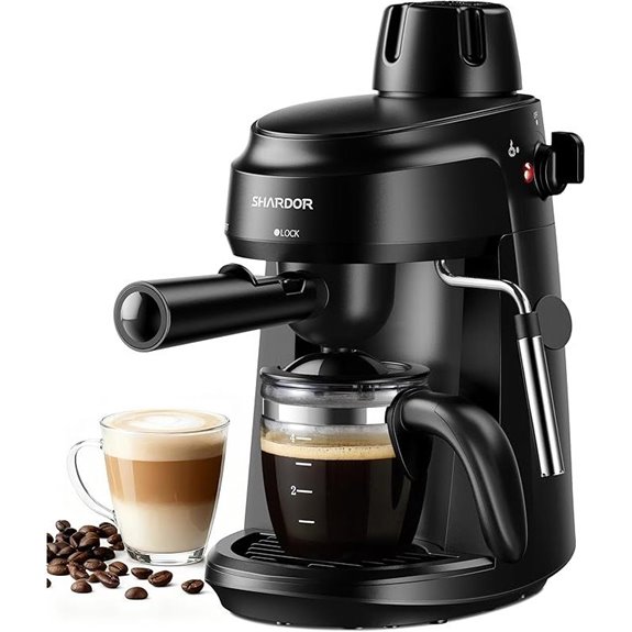 SHARDOR 3.5 Bar Espresso Machine with Frother