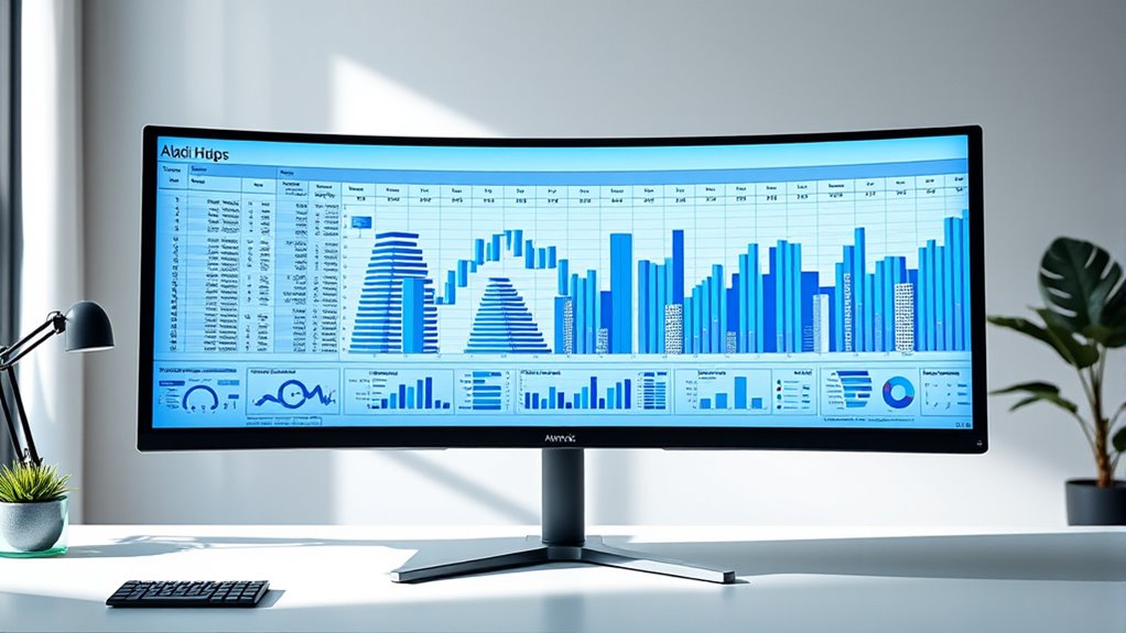 essential spreadsheet monitor features
