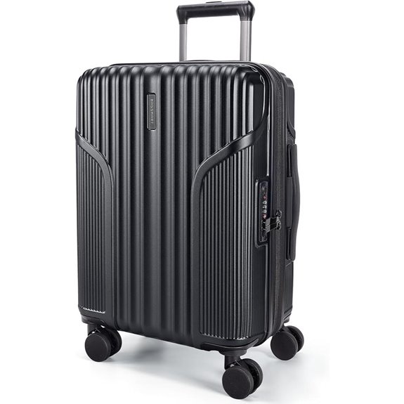 BAGSMART 20-Inch Expandable Spinner Carry-On Luggage