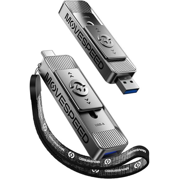 MOVE SPEED 512GB Pro SSD with Dual USB-C & USB 3.2