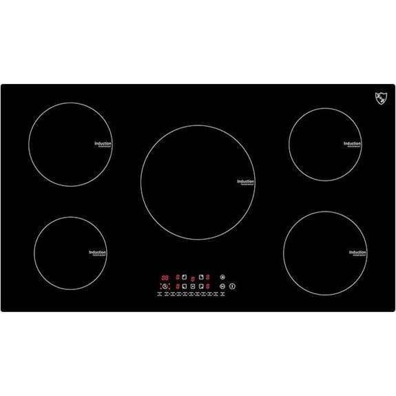 K&H 5 Burner 36 Electric Induction Cooktop