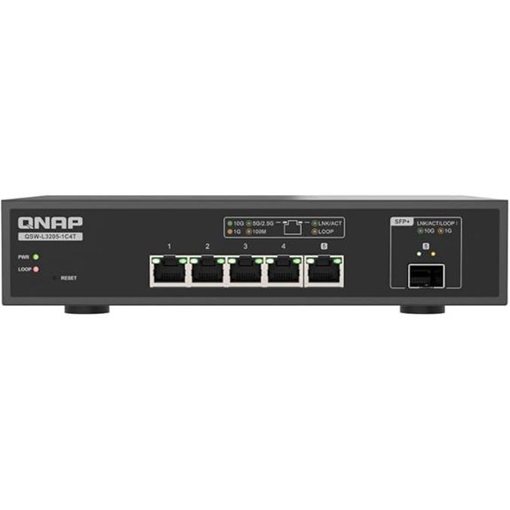 QNAP 5-Port Multi-Gig 10GbE Lite Network Switch