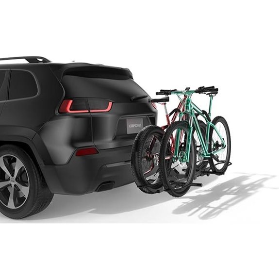 Foldable Car Bike Rack 160 Lb Capacity 2 Bikes