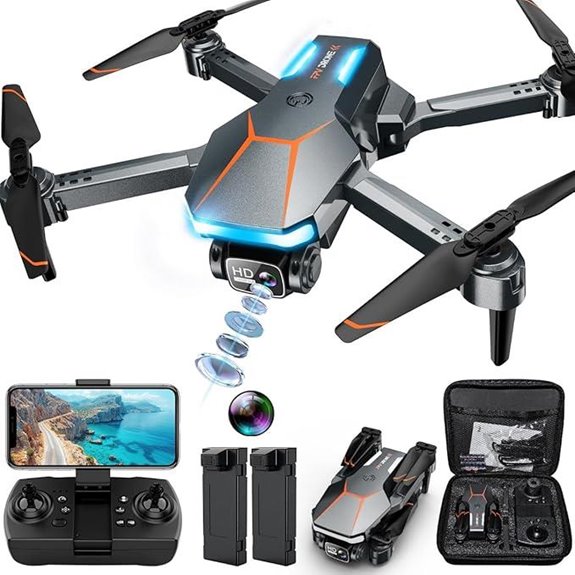 RAGPIP X66 Foldable Camera Drone with 2 Batteries