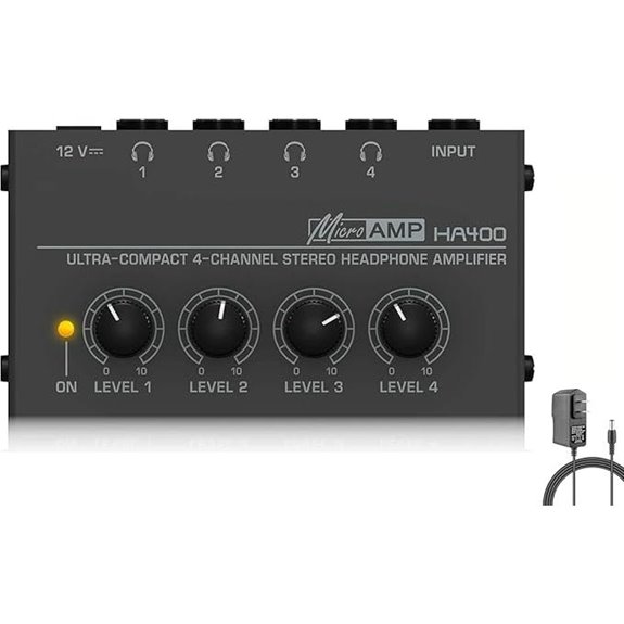 HA400 4-Channel Stereo Headphone Amplifier