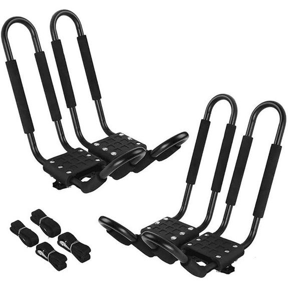 Piripara Kayak Roof Rack Set of 4 for Cars